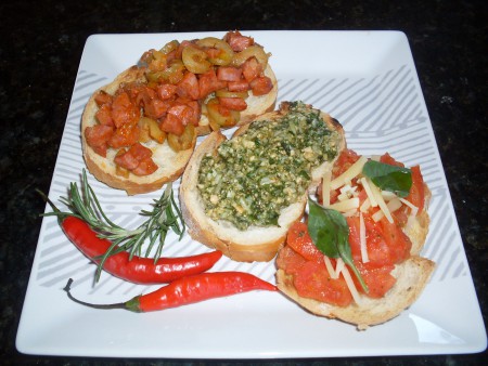 Mix de Bruschetas